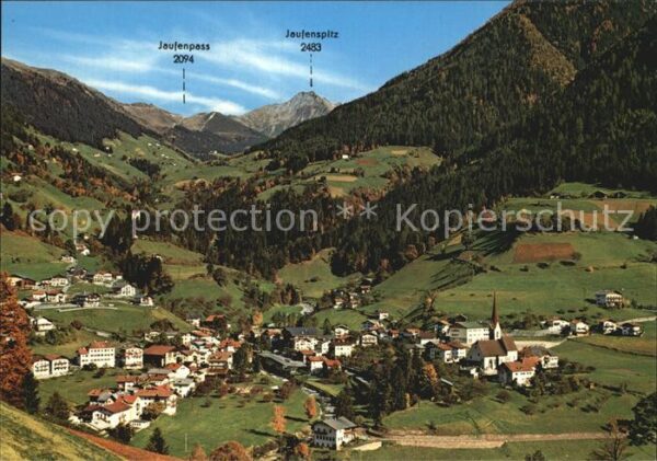 St Leonhard Passeier Jaufenpass Jaufenspitz