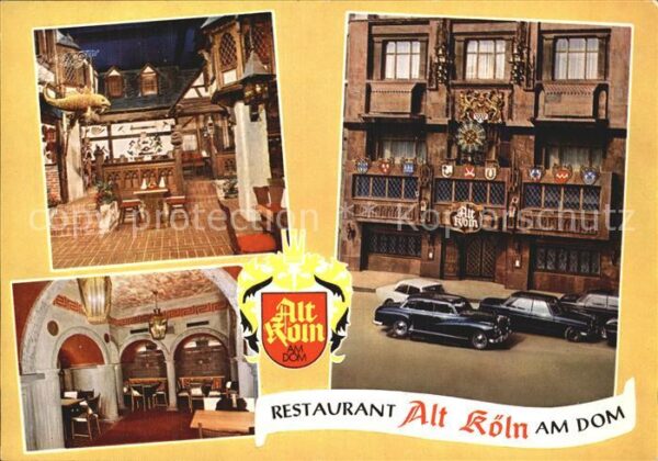 Koeln Rhein Restaurant Alt Köln am Dom