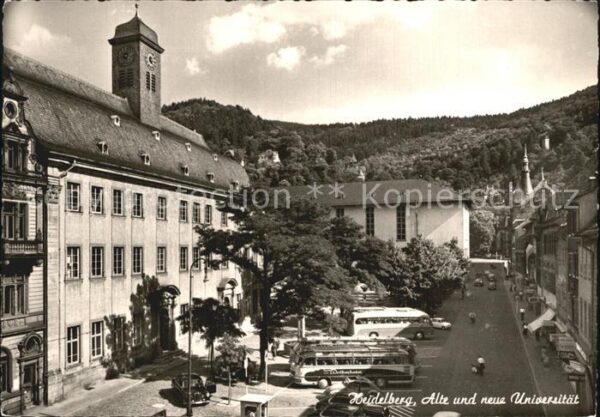 Heidelberg Neckar Alte neue Universtität