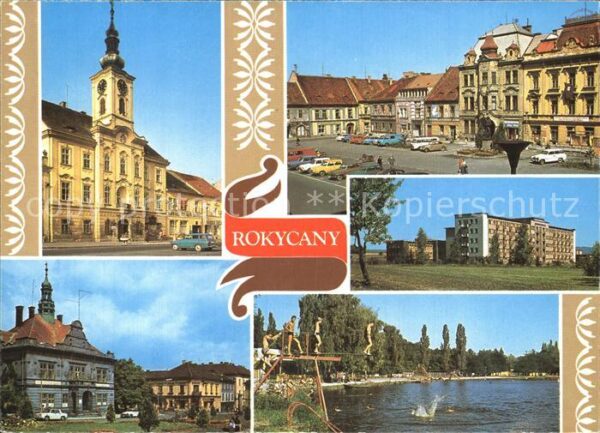 Rokycany Rude armady Koupaliste Namesti 5. kvetn