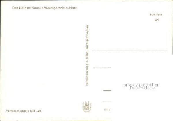 Wernigerode Harz Kleinste Haus – Bild 2