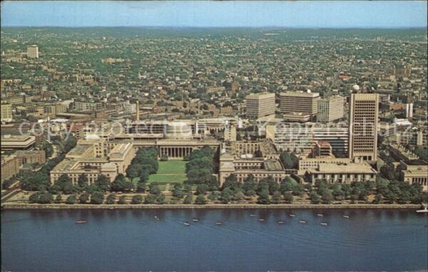 Massachusetts US-State Air View Institute of Technology charle
