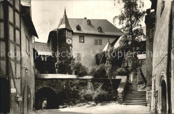Leutenberg Thueringen Friedensburg Burghof