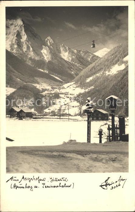 Mayrhofen Zillertal Seilbahn Grünberg