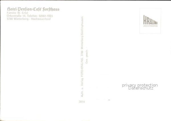 Winterberg Hochsauerland Hotel Pension Cafe Gasthaus – Bild 2