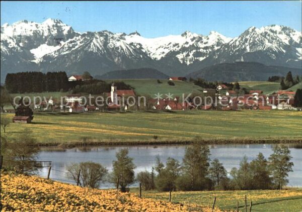 Bernbeuren Haslacher See Allgäuer Tiroler Alpen