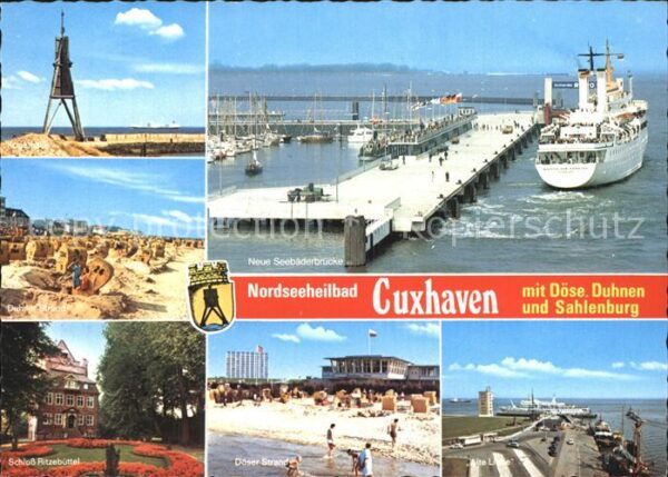 Cuxhaven Nordseebad Schloss Ritzebüttel Duhner Strand Neue