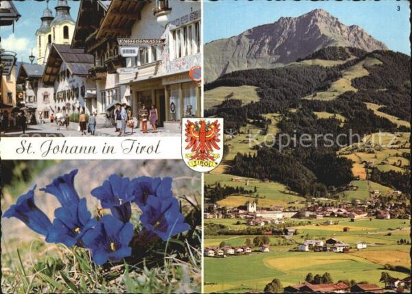 St Johann Tirol Speckbacherstrasse Bank Gasthaus Kitzbü