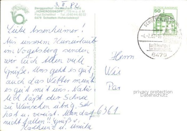 Hoherodskopf Berggasthof Restaurant Cafe – Bild 2