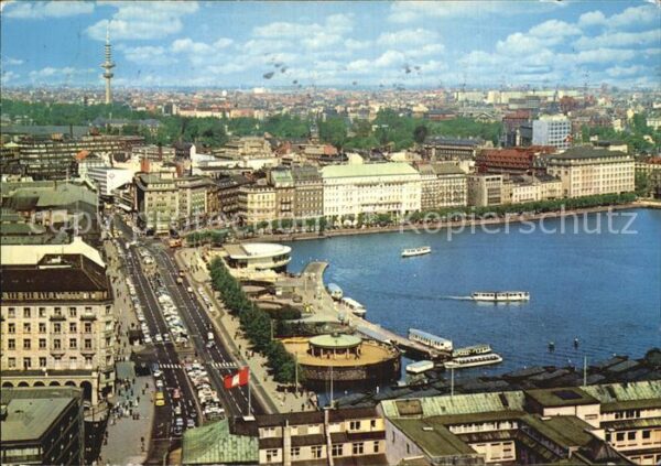 Hamburg Jungfernstieg und Binnenalster