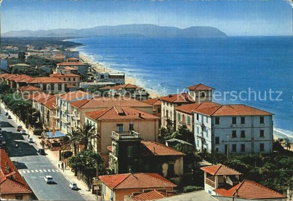 San Vincenzo Toscana Fliegeraufnahme mit Strand