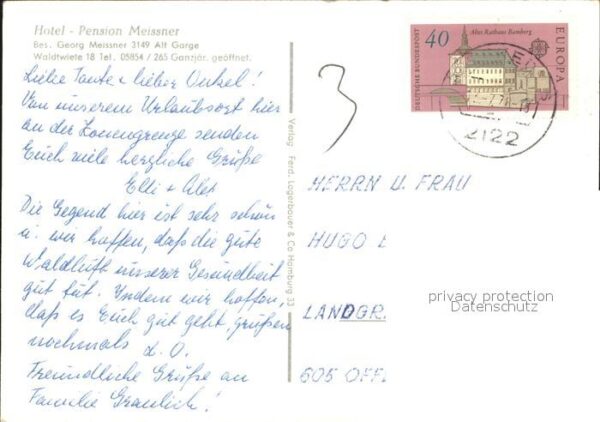 Hamburg Hotel Pension Meissner – Bild 2