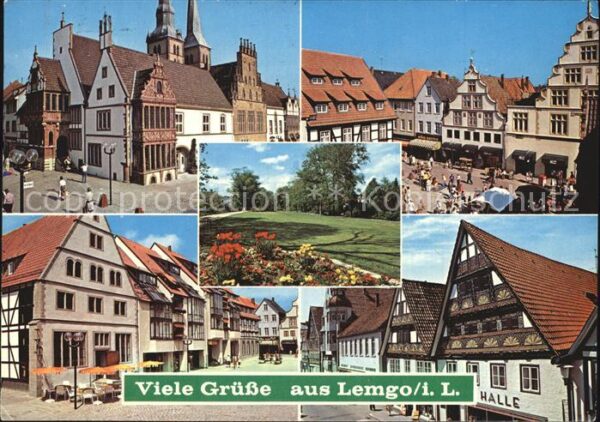Lemgo Rathaus Markt Wallanlagen