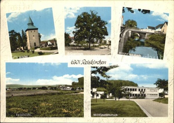 Reiskirchen Wieseck Brücke mit Bach