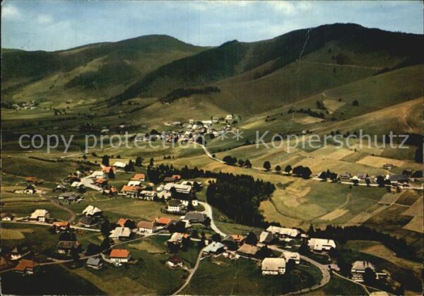 Bernau Schwarzwald Fliegeraufnahme Hans-Thoma-Tal