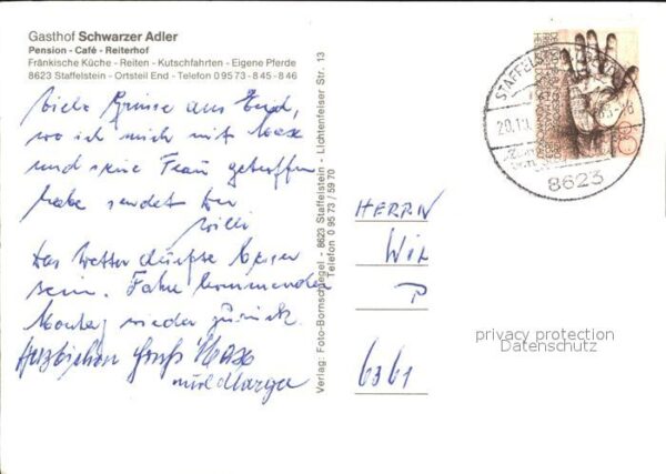 Staffelstein Bad Gasthaus Schwarzer Adler – Bild 2