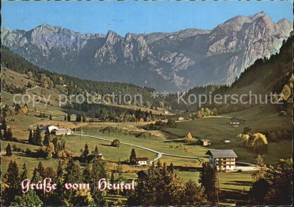 Heutal Unken Land Salzburg Reiter Steinberge