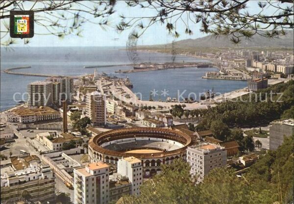 Malaga Andalucia Vista desde Gibralfaro