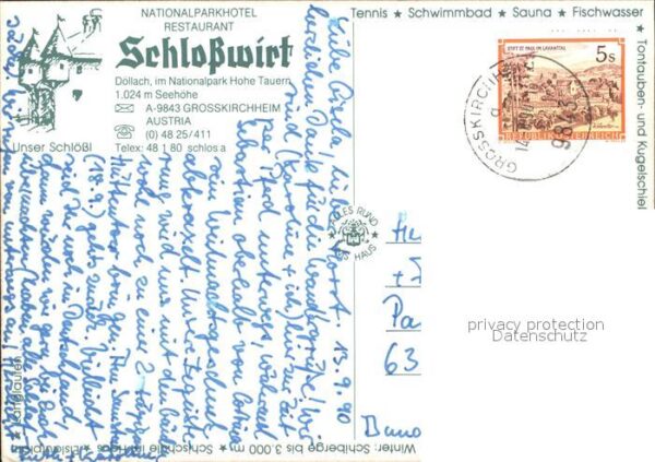 Grosskirchheim Fliegeraufnahme Parkhotel Restaurant Sc – Bild 2