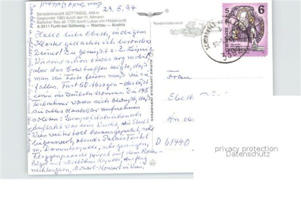 Furth Goettweig Fliegeraufnahme Benediktinerstitf – Bild 2