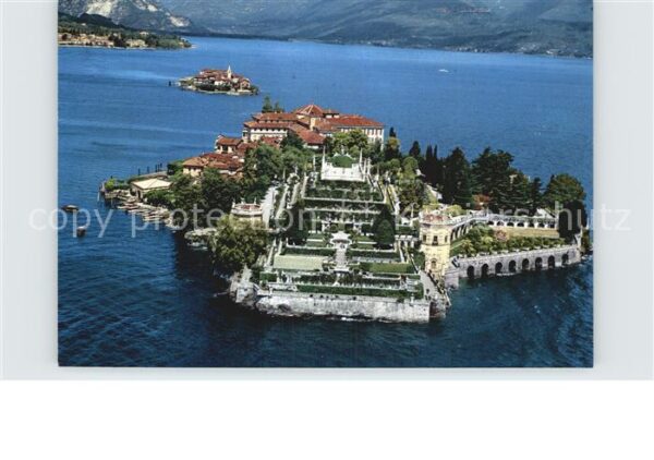 Lago Maggiore Fliegeraufnahme Isola-Bella