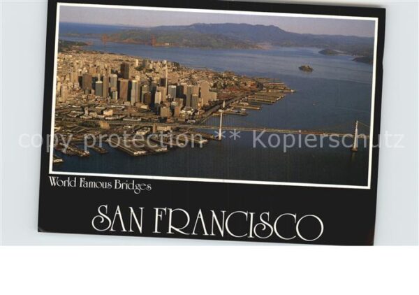 San Francisco California Fliegeraufnahme Golden-Gate-Bridge