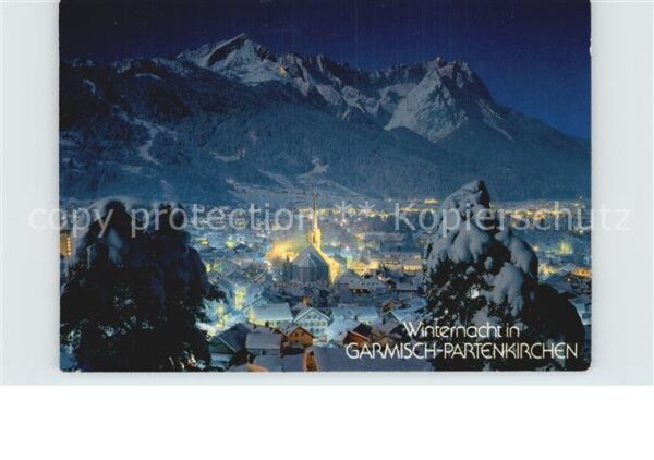Garmisch-Partenkirchen mit Zugspitzgruppe