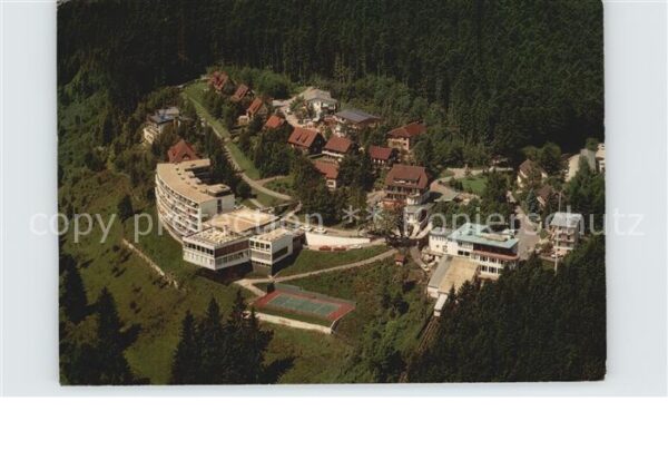 Wildbad Schwarzwald Fliegeraufnahme Sommerberg