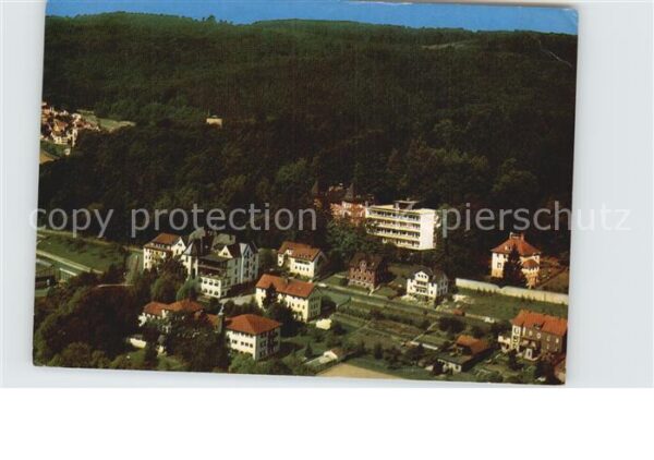 Salmuenster Bad Soden Fliegeraufnahme Heilbad mit Vogelsberg