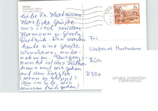 Serfaus Tirol Kölnerhaus mit Furgler – Bild 2