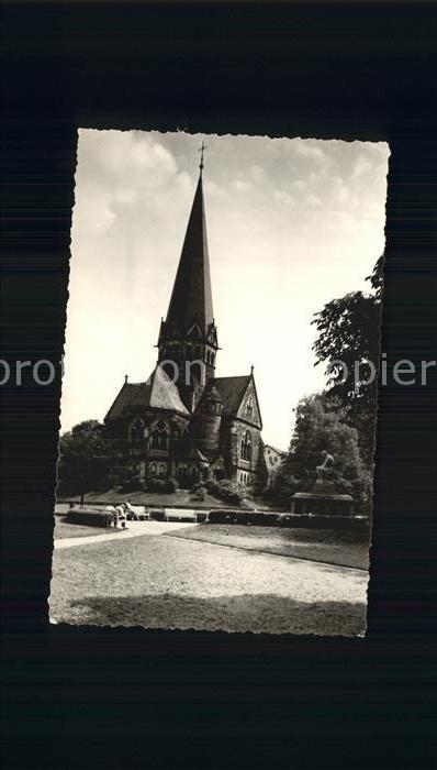 Thale Harz Friedenspark mit Petrikirche
