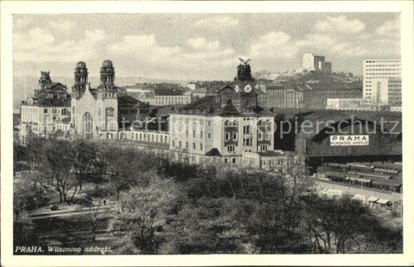 Praha Prahy Prague Wilson Bahnhof