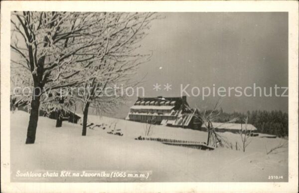 Javornik Jauernig Svehlova chata Winter