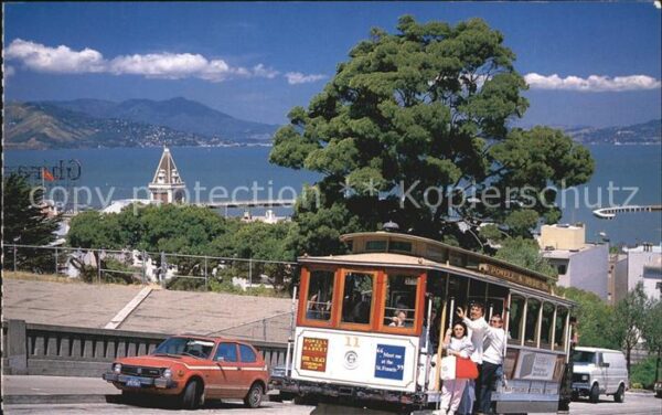 San Francisco California Cable Car Climbs