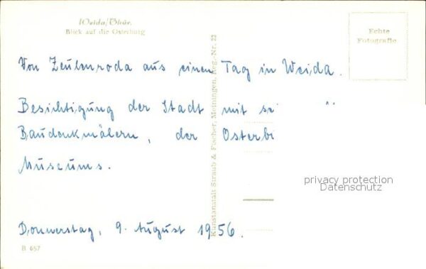 Weida Thueringen Blick zur Osterburg – Bild 2