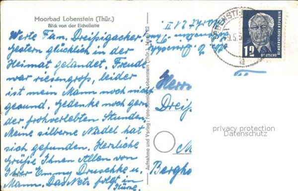 Lobenstein Bad Moorbad Blick von der Eichelleite – Bild 2