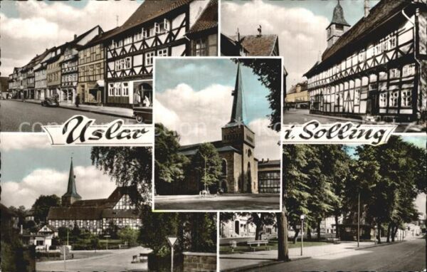 Uslar Solling Fachwerkhäuser Kirche