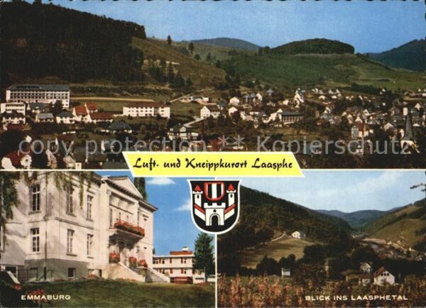 Laasphe Bad Emmaburg Panorama