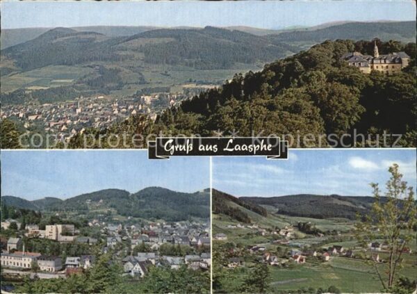 Laasphe Bad Panorama Schloss Sanatorium