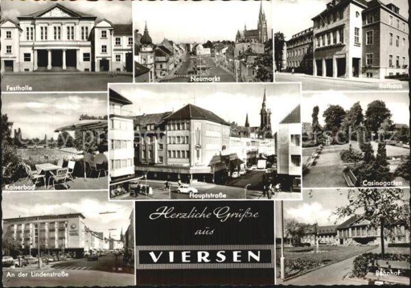 Viersen Festhalle Neumarkt Rathaus Kaiserbad Ca