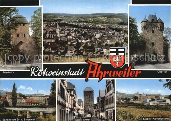 Ahrweiler Ahr Rotweinstadt Niedertor Obertor Sanatori