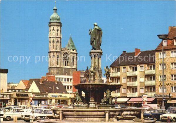Braunschweig Hagenmarkt Brunnendenkmal Andreaskirche
