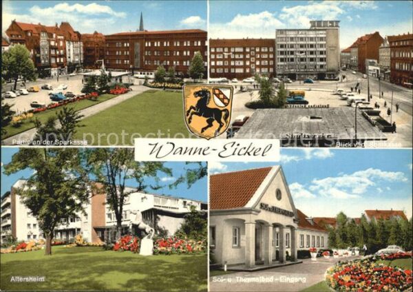 Wanne-Eickel Partie an der Sparkasse Altersheim Ther