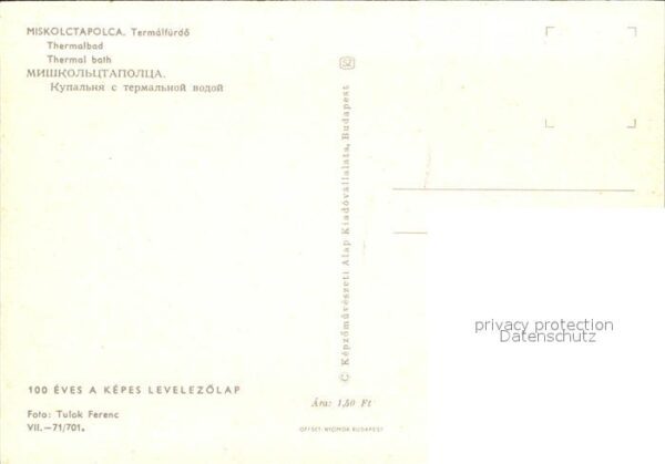 Miskolc Miskolctapolca Thermalbad – Bild 2