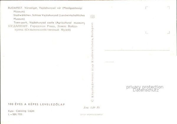 Budapest Schloss Vajdahunyad – Bild 2