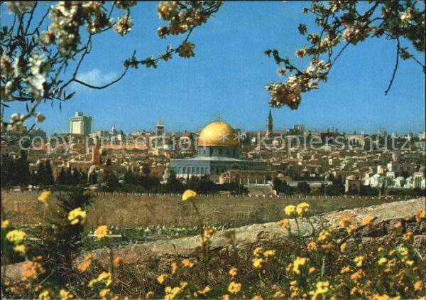 Jerusalem Yerushalayim Altstadt Blick vom Olivenberg