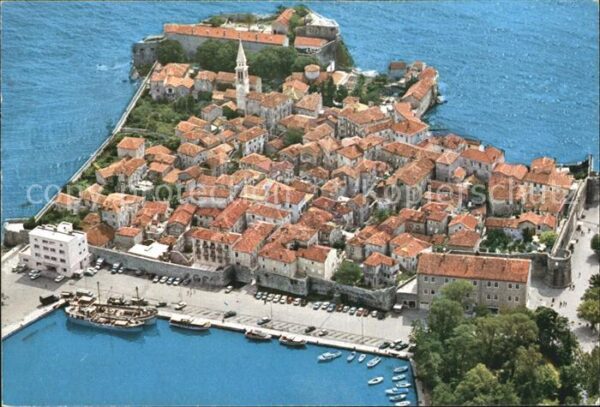 Budva Luftaufnahme