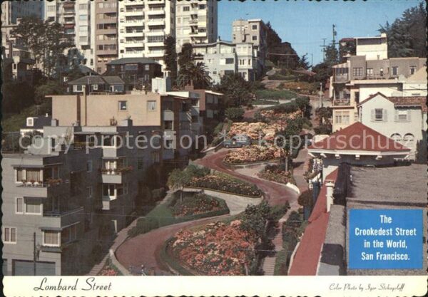 San Francisco California Lombard Street
