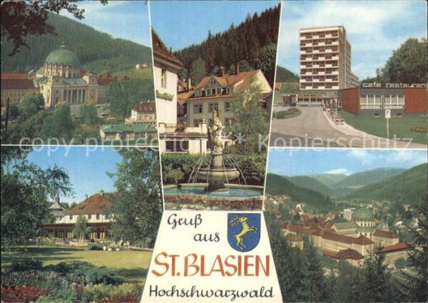 Blasien St Kloster Stadtansichten