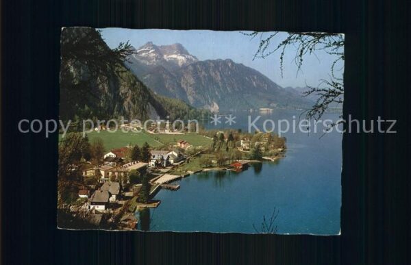 Weissenbach Attersee Panorama Schafberg